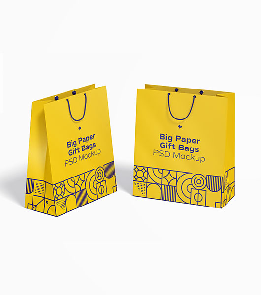 Shopping bag mockup